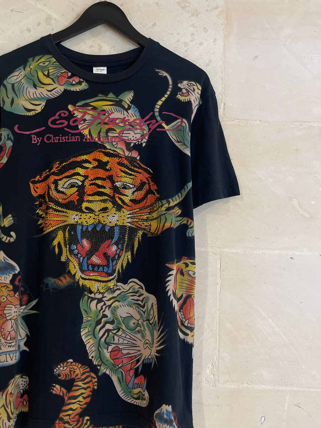 Ed Hardy AOP Y2K Tiger Tee (Large)*