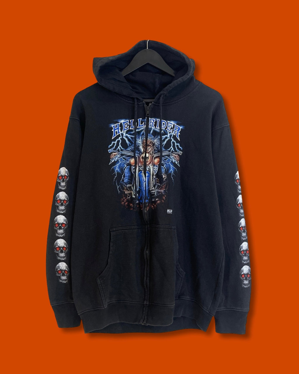 He’ll Rider Zip Hoodie Jacket (Large)