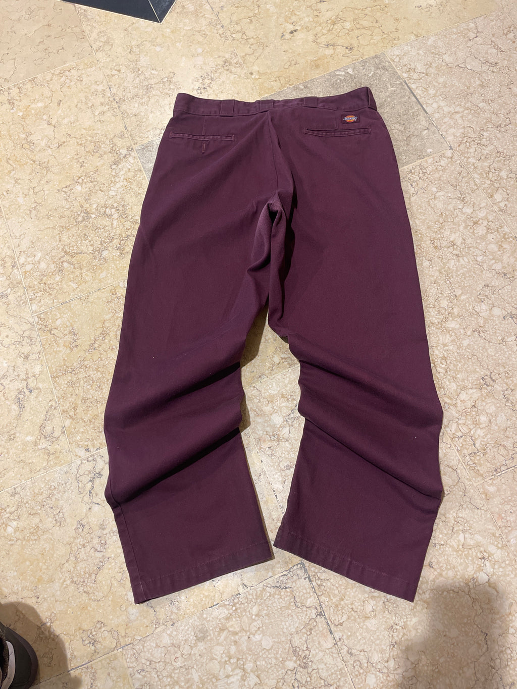 Dickies Maroon Chino Original Fit Pants(34W-42L)
