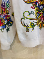 Y2K White Hoodie Jacket (Medium)*