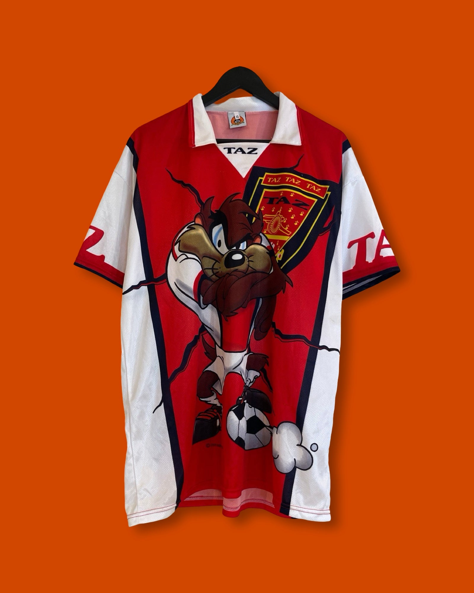 Vntg 2000 AOP Taz Football Jersey (XL)