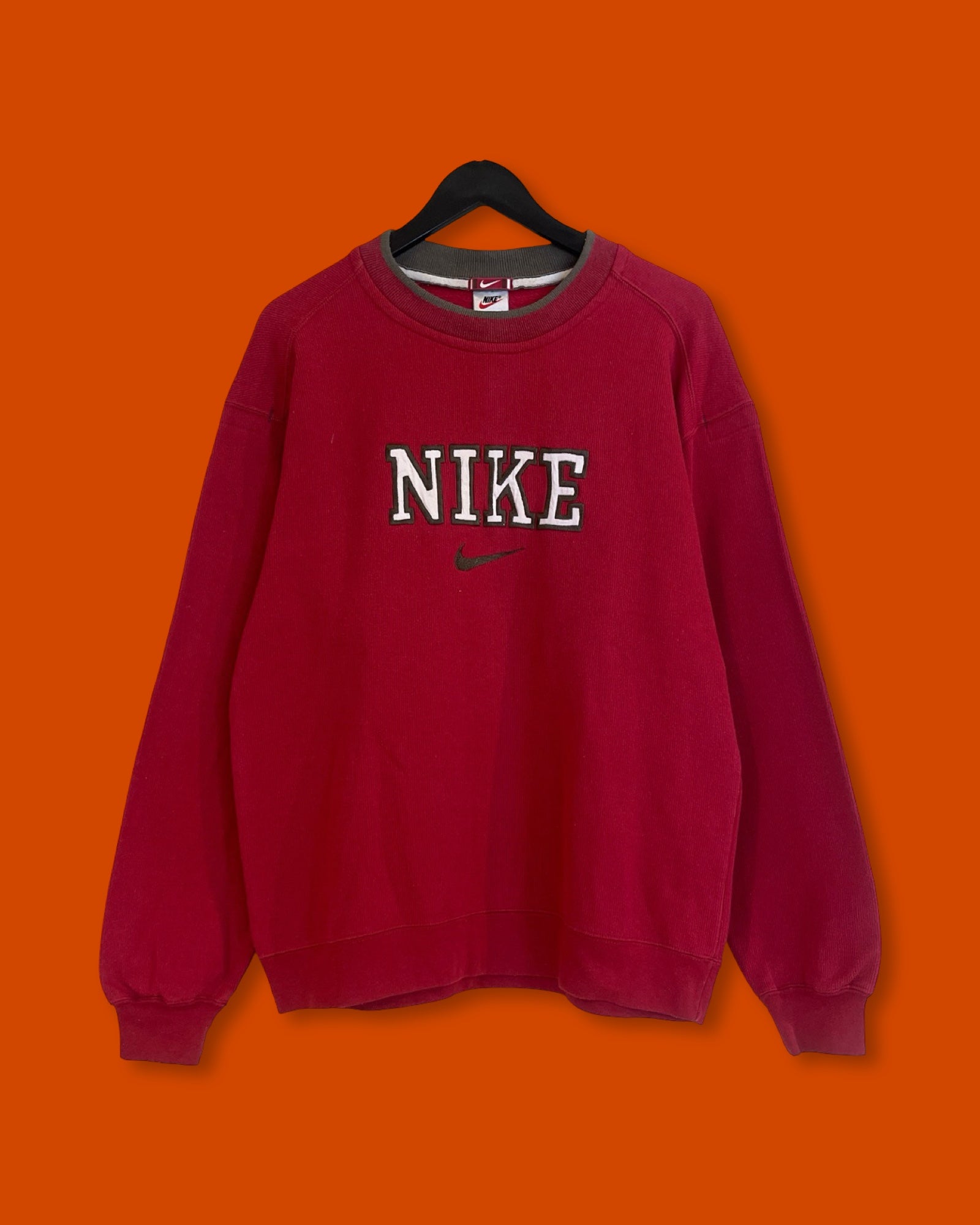 Vntg Nike Mid Spell Out Sweatshirt (Small)