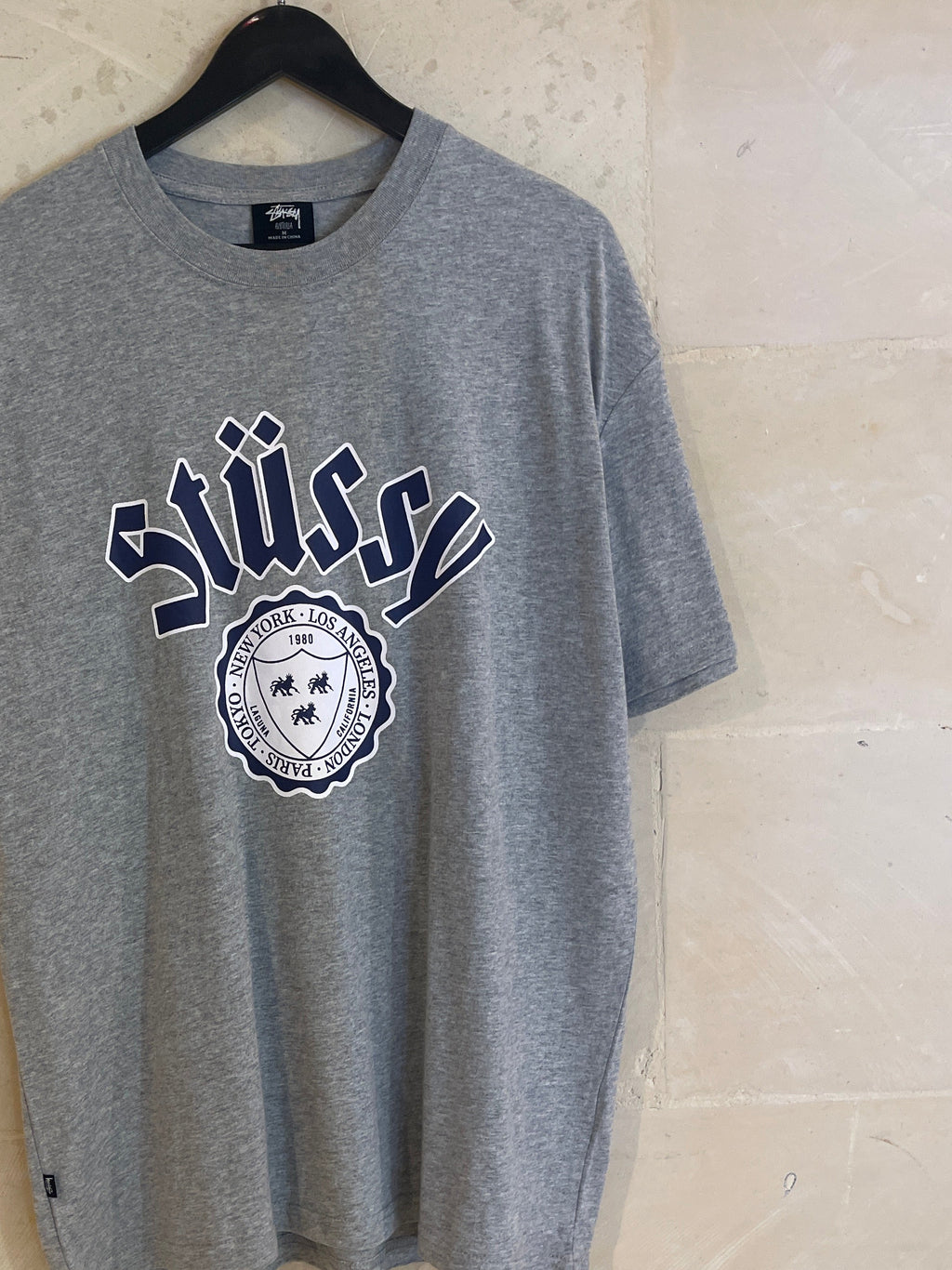 Stussy Gray Tee (Medium)