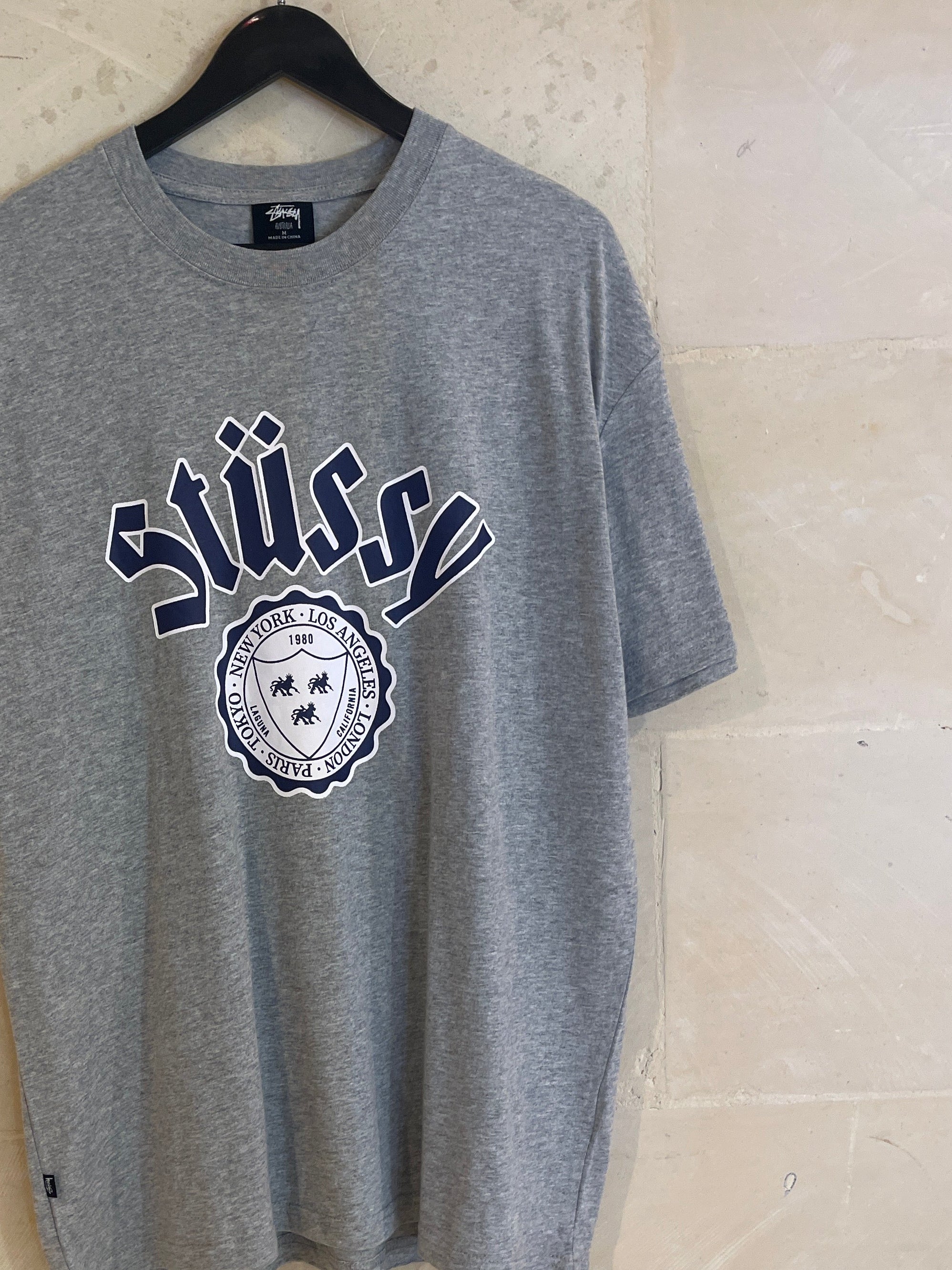 Stussy Gray Tee (Medium)