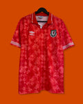 Vntg 1990-92 Wales Home Shirt (Large)
