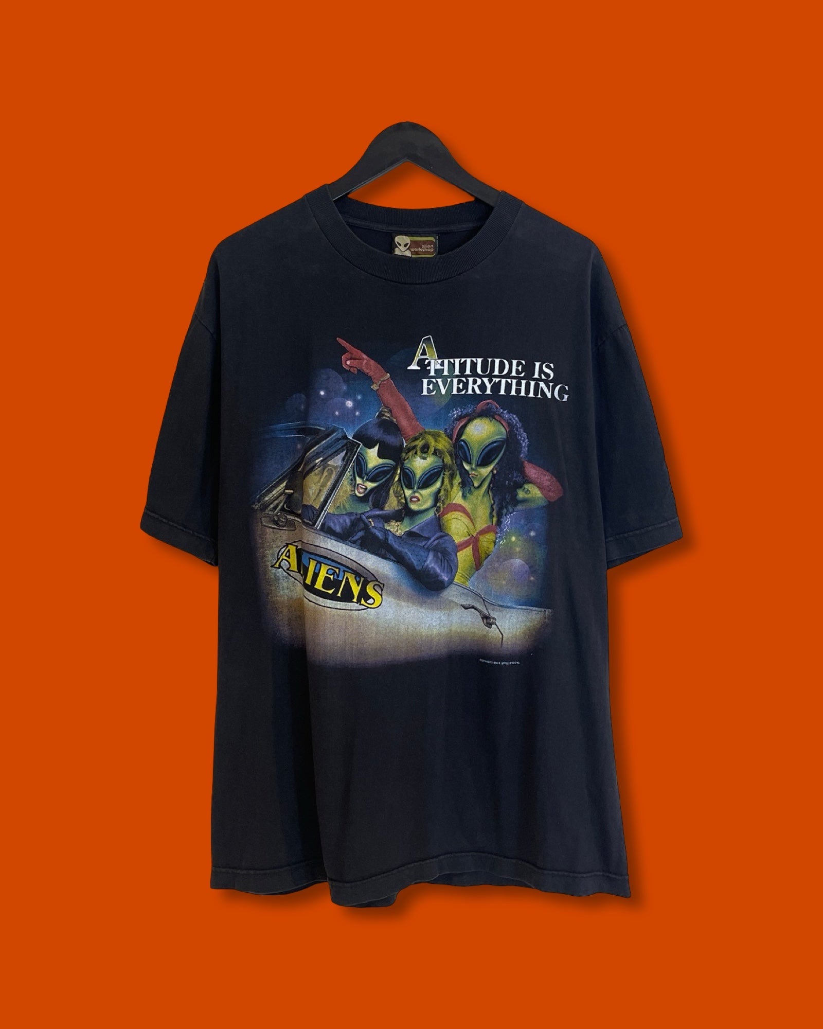 Vntg Attitude Is Everything Alien Tee (Fits XL)