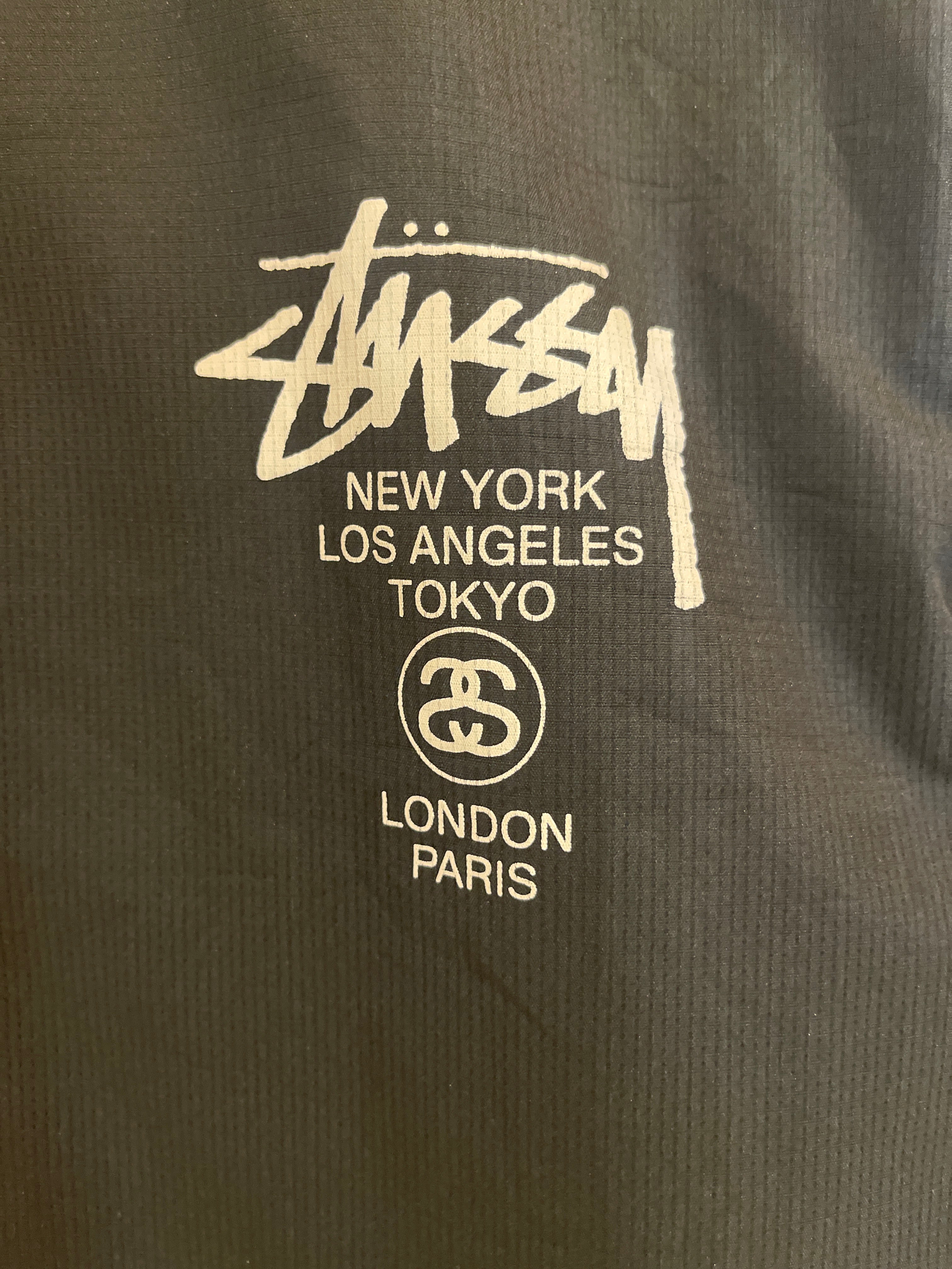 Stussy Windbreaker Zip Hoodie Jacket (Small)