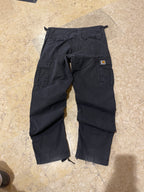 Carhartt Black Cargo Pants(32W-39L)