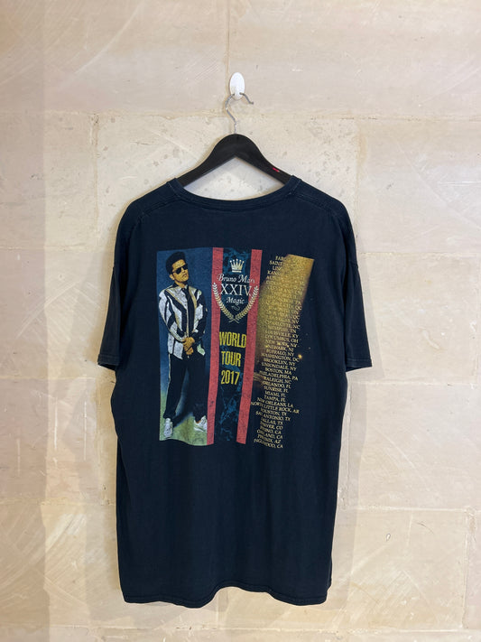 Bruno Mars 24K Tour Tee (XL) Pin hole