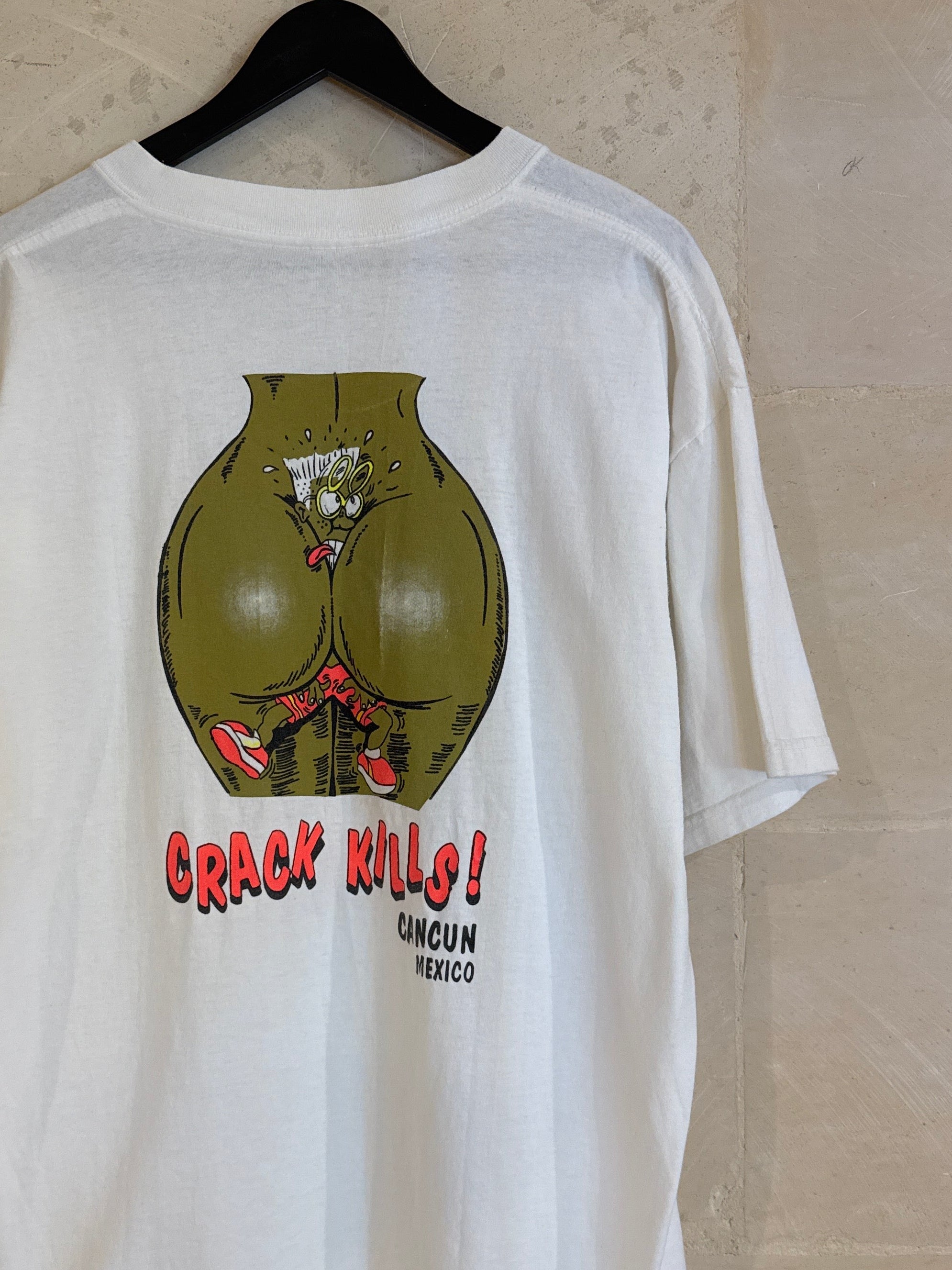 Vntg Crack Kills Tee (XL)*