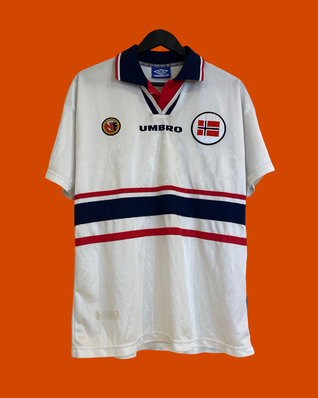Vntg 1998-00 Norway National Te Away Shirt (Fits Large)*/Pull Out