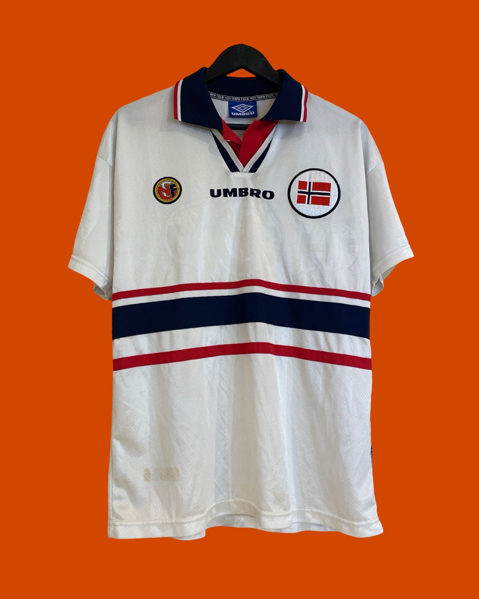 Vntg 1998-00 Norway National Te Away Shirt (Fits Large)*