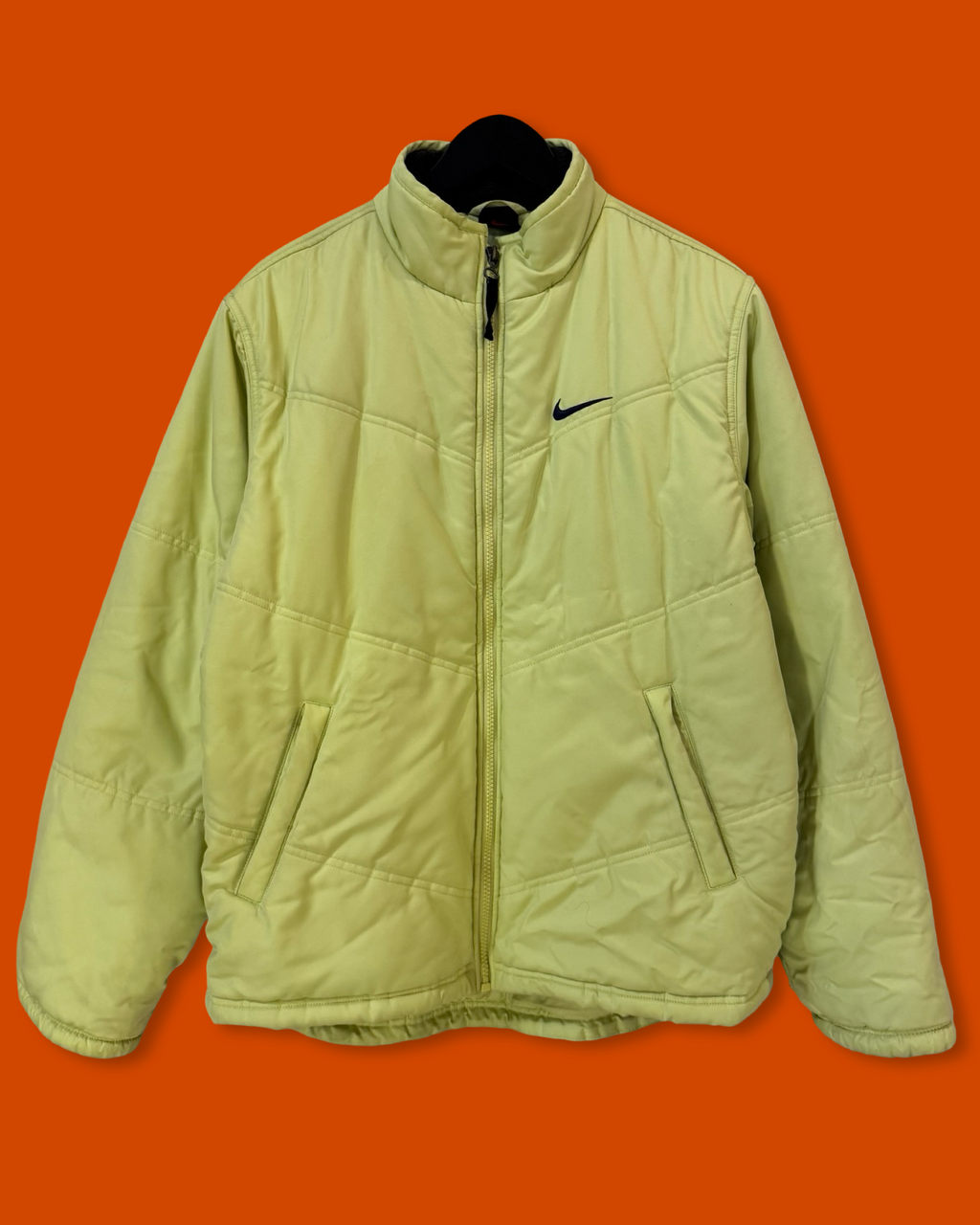 Vntg Nike Yellow Green Jacket (Medium)