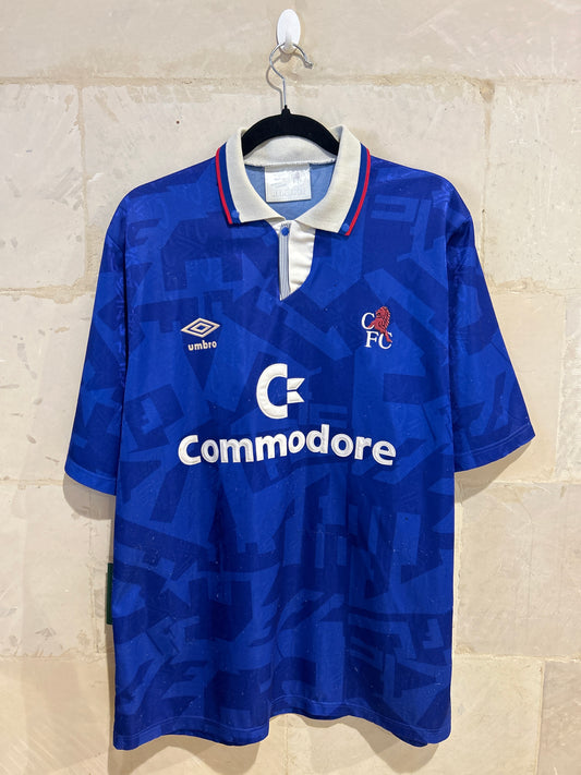 1991-93 Chelsea Shirt (XL) Pin Hole and Lints Shown in Photo