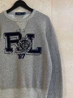 Ralph Lauren Polo Gray RL Sweatshirt (Medium)