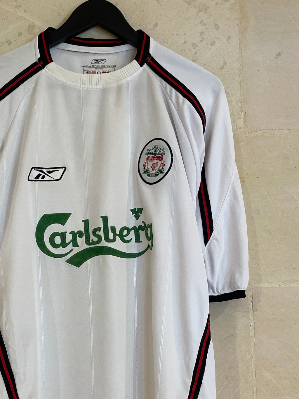 2003-04 Liverpool Away Shirt Carlsberg Sponsor (Large)*