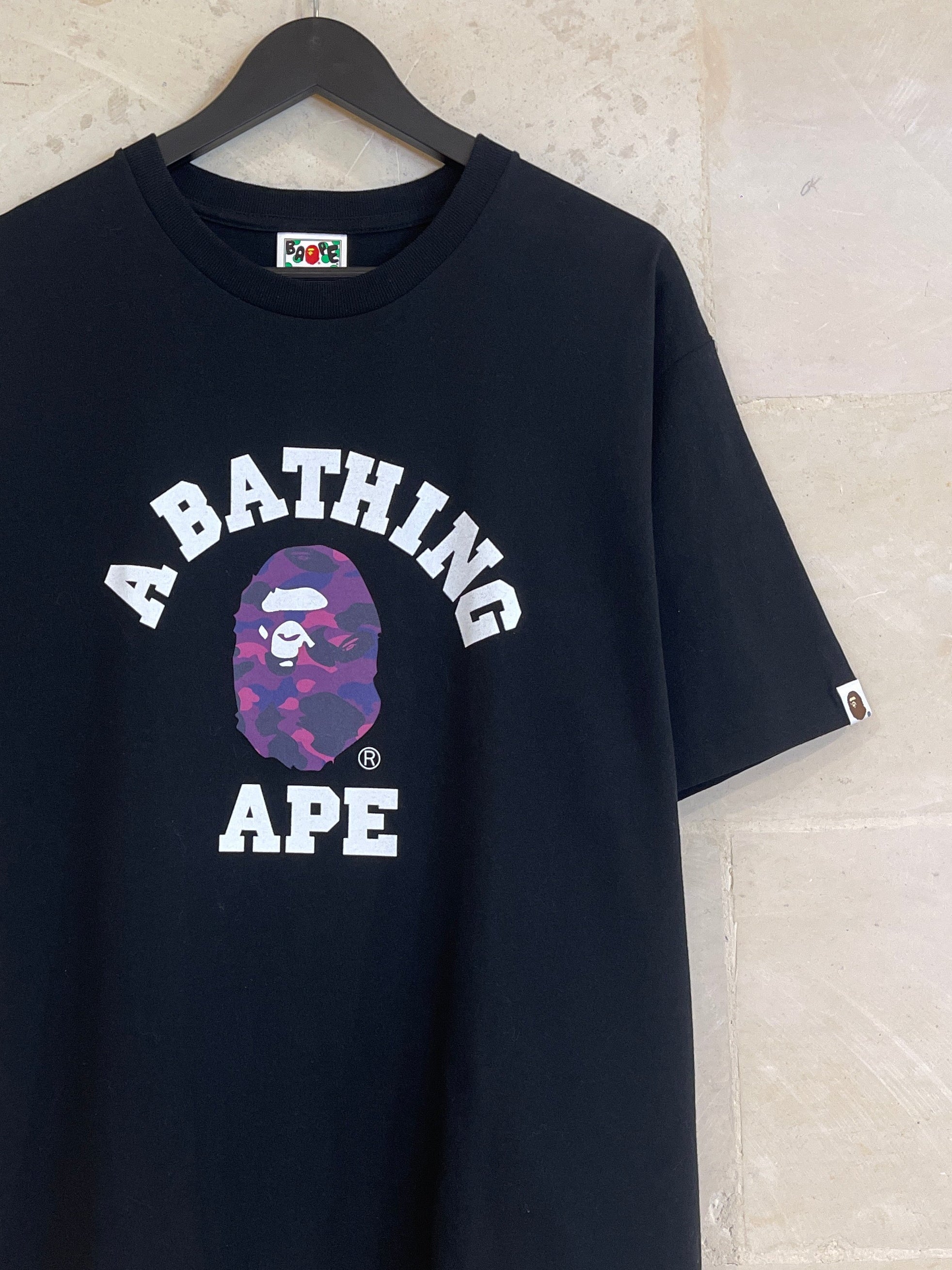 Bape College Purple Camo Tee (XL) BRAND NEW