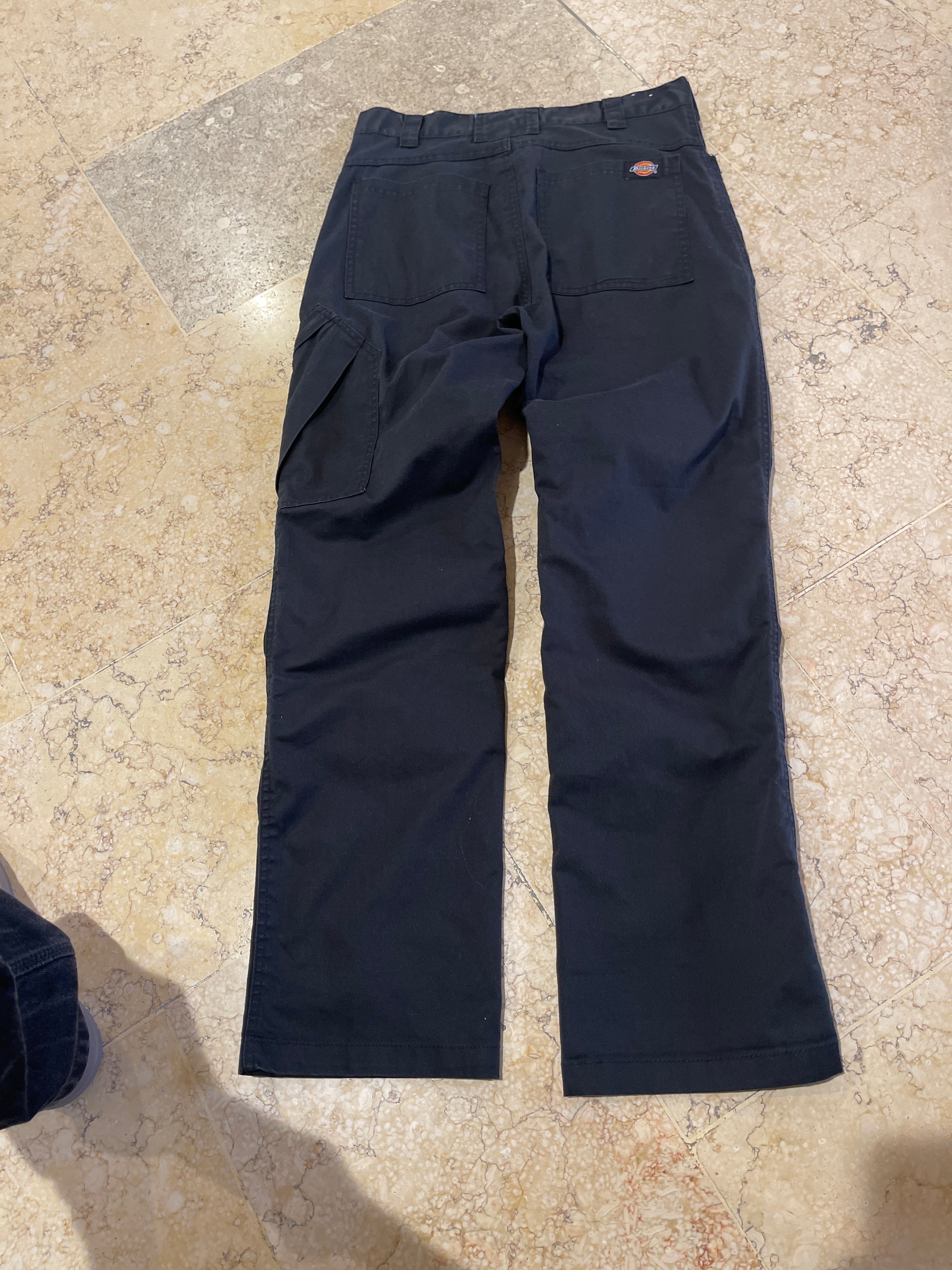 Dickies Black Side Pocket Pants (30W-41L)