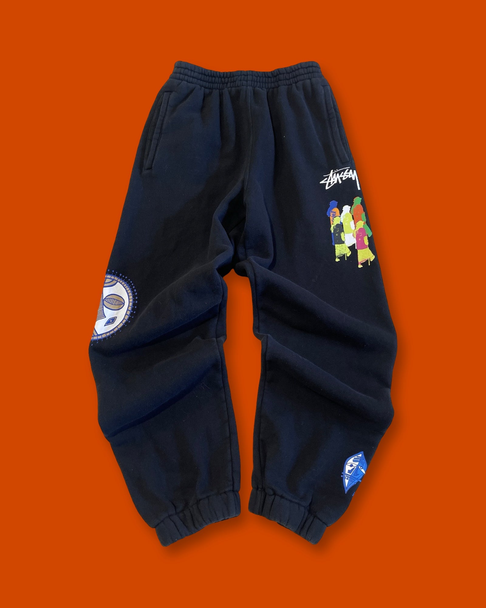Stussy Jogger Black Pants (28W-38L) ss