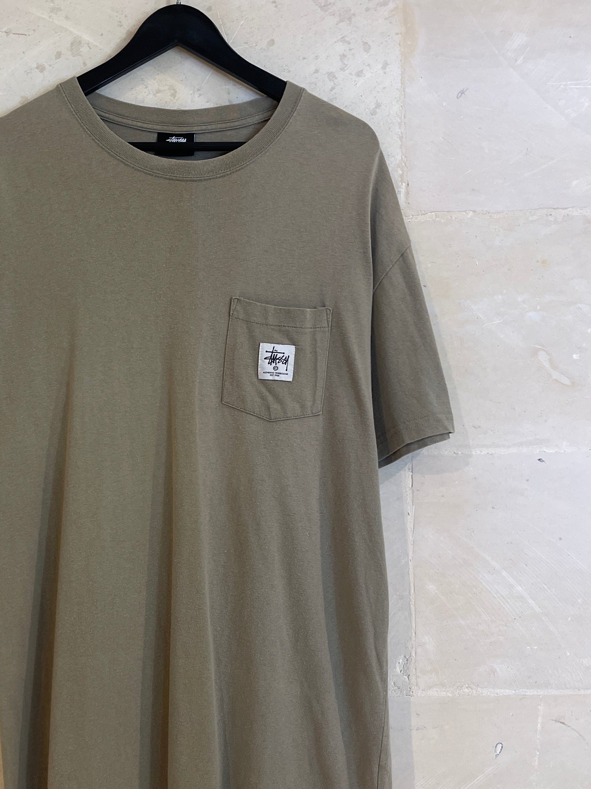 Stussy Plain Pocket Tee (Fits XL)*