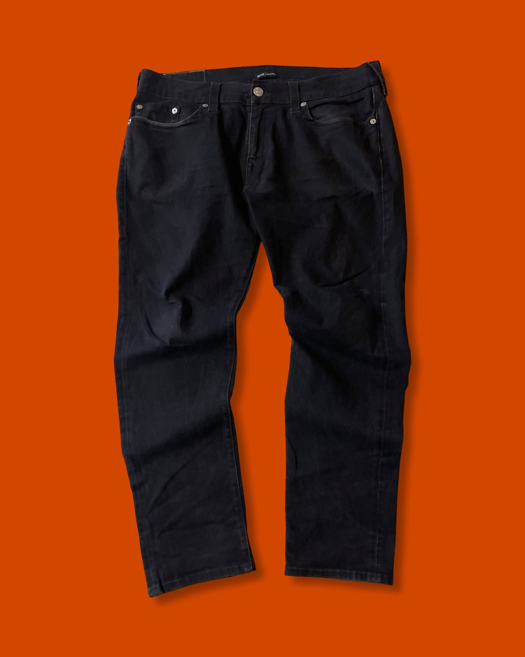 True Religion Black Denim Pants(38W-40L)*