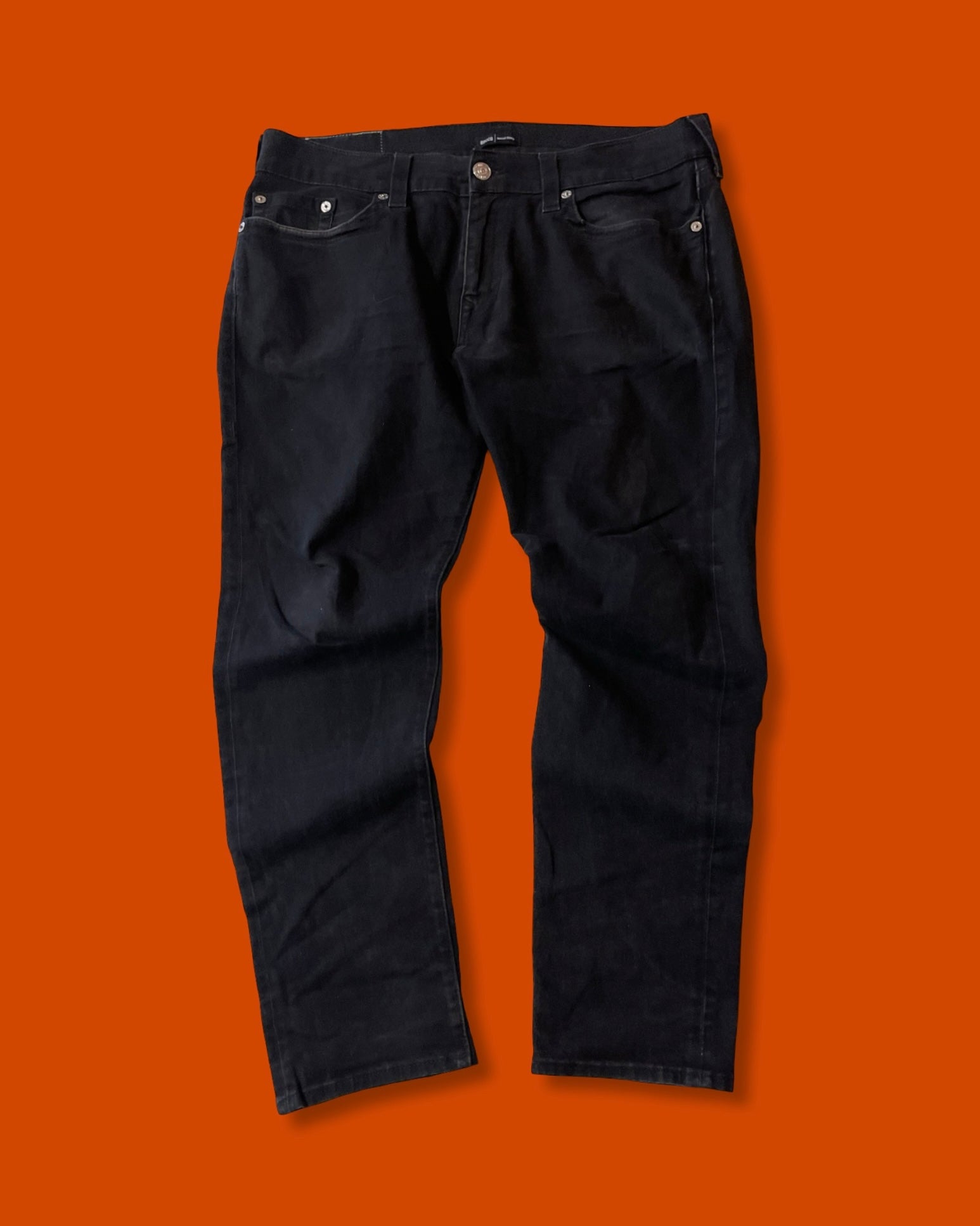 True Religion Black Denim Pants(38W-40L)*