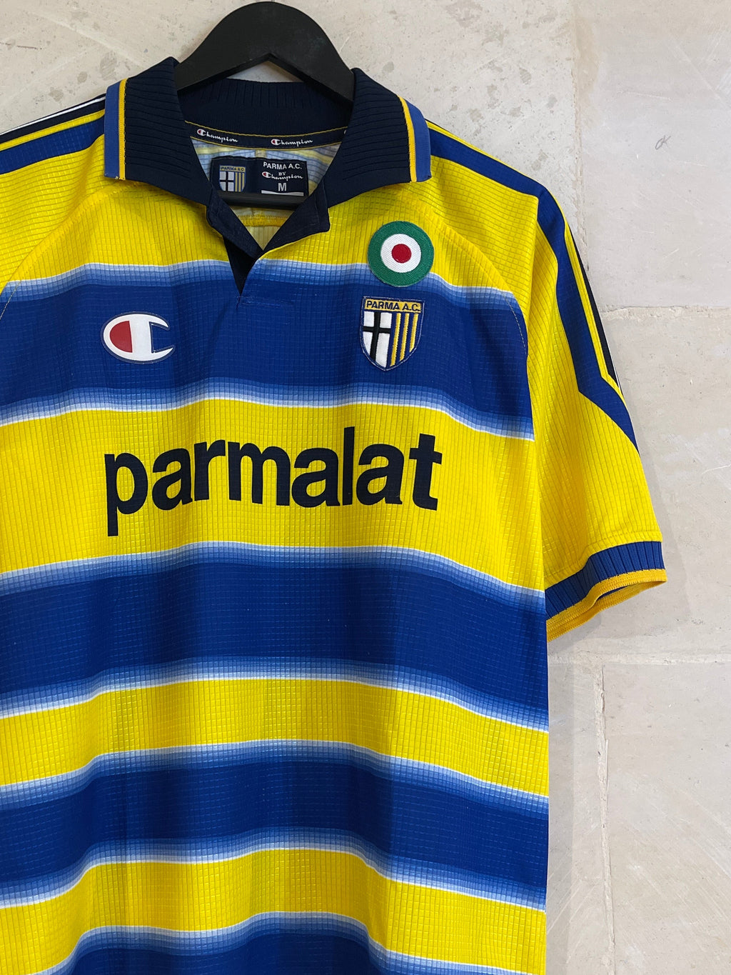 Vntg 1999-00 CHAMPION Parma A.C Home Shirt (Medium)