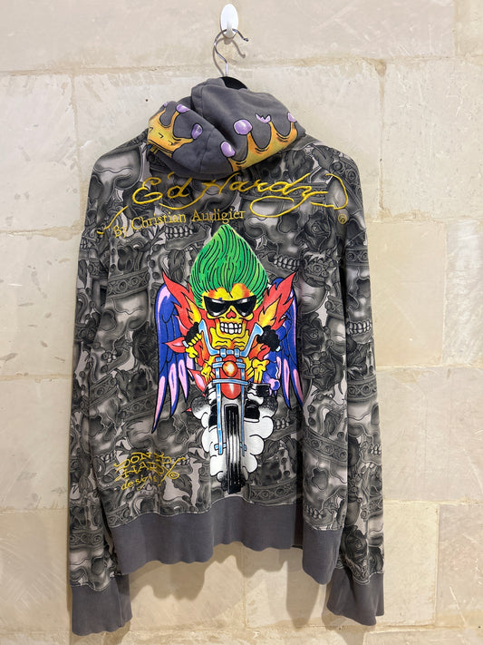 Vtg Ed Hardy Hoodie (XL)