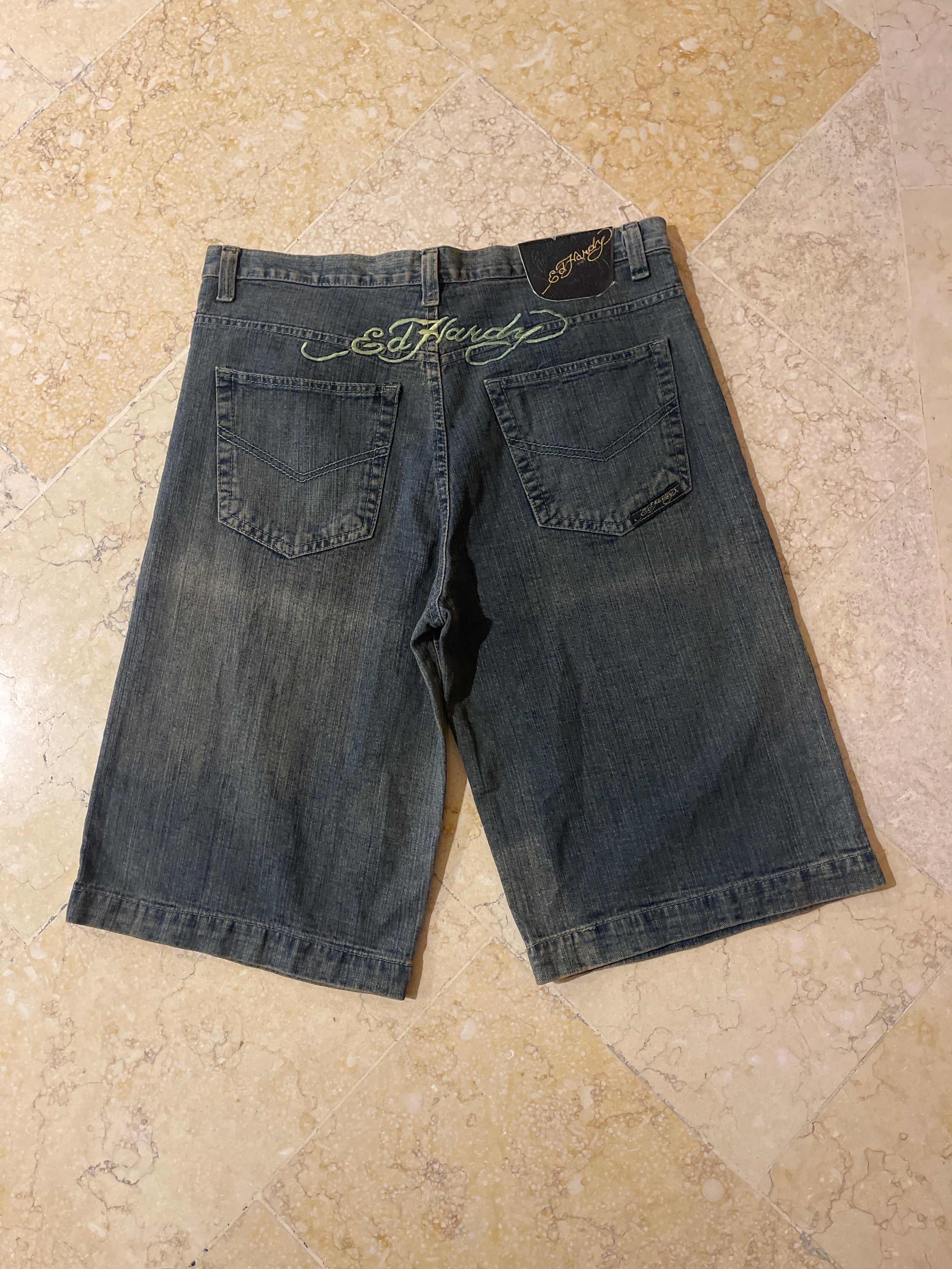 Ed Hardy Y2K Jorts (36W-26L)