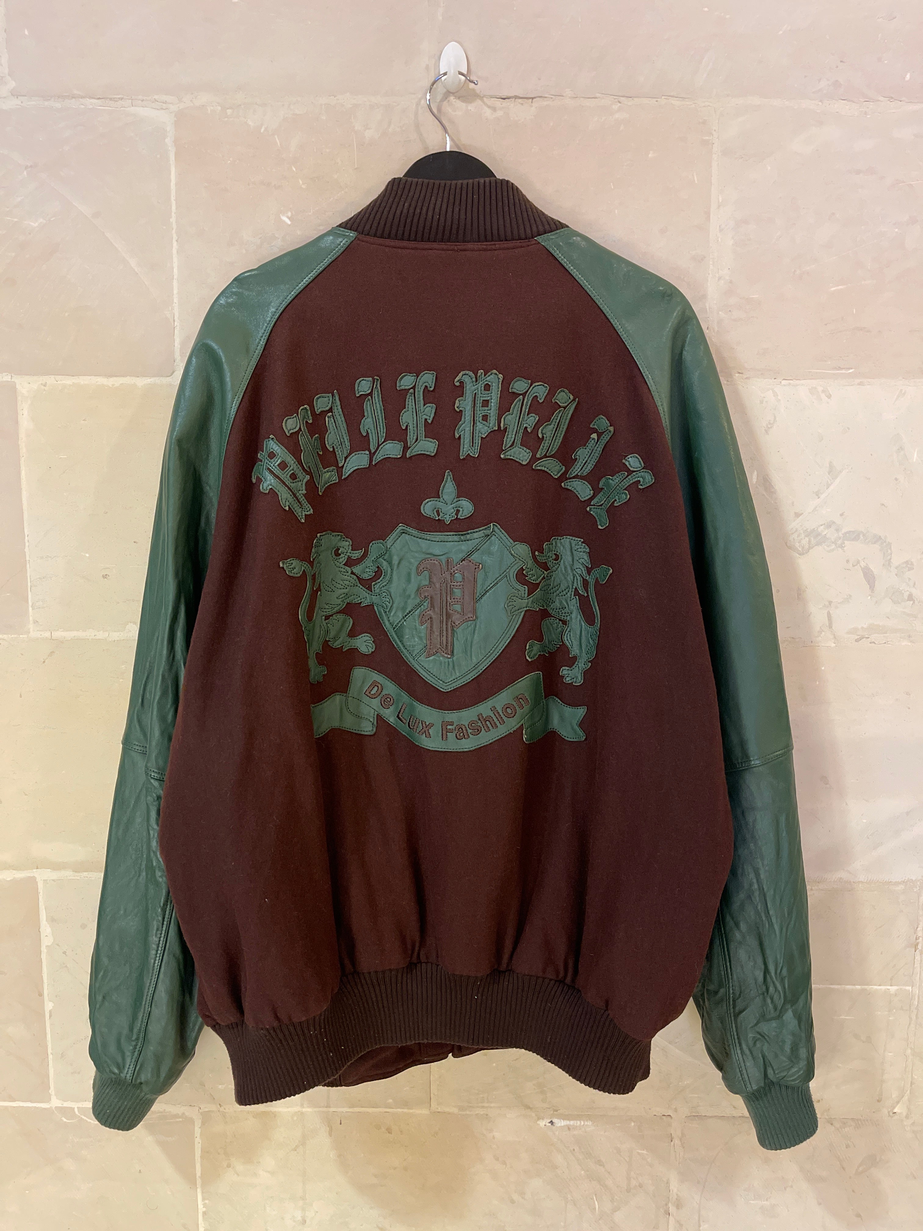 Pellepelle Wool Leather Jacket (XXXL)