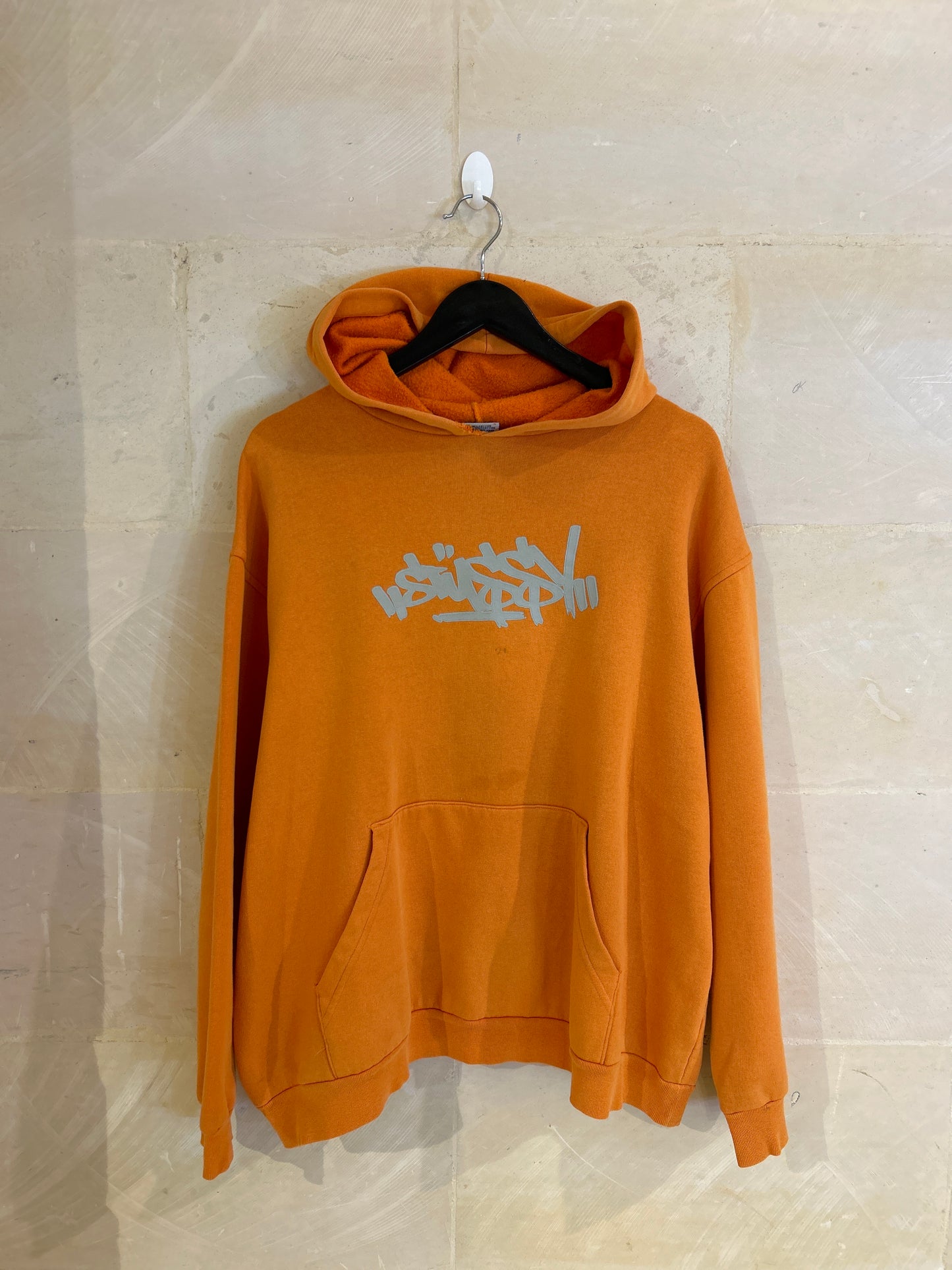 Vtg Stussy Graffiti Hoodie (Medium)