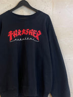Trasher Black Sweatshirt (Large)*