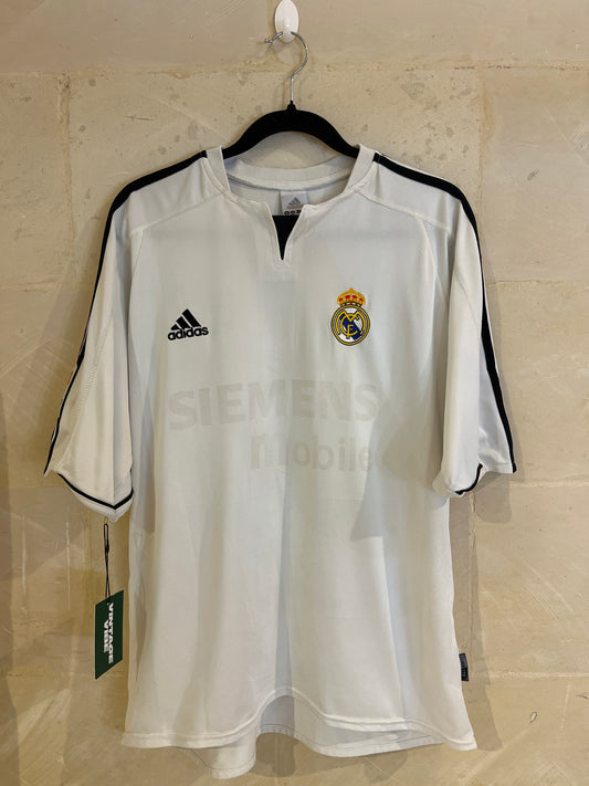 2003-04 Real Madrid Beckham Shirt (XXL) Faded Prints Shown in Photo