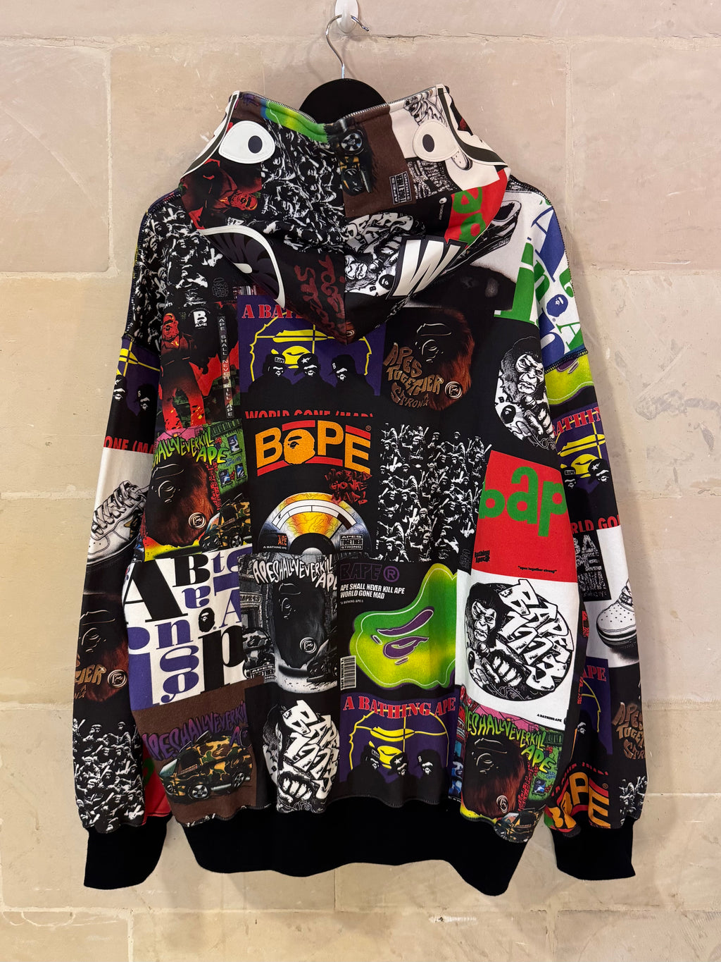 BAPE Album Multi Graphic Shark Hoodie (XL)  BRAND NEW/ Pull Out