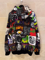 BAPE Album Multi Graphic Shark Hoodie (XL)  BRAND NEW/ Pull Out