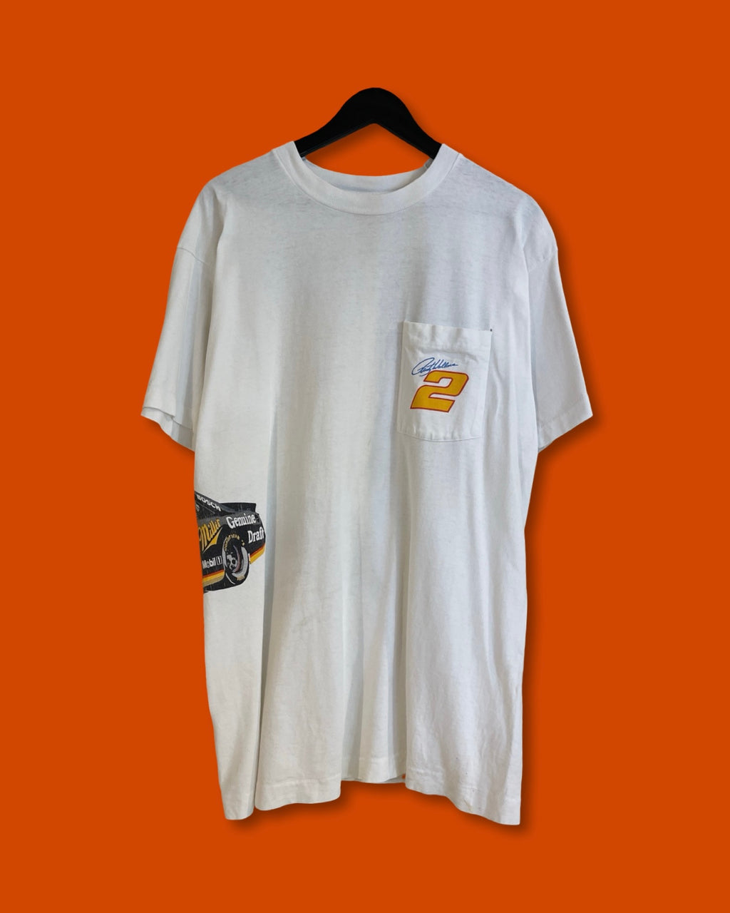 Vntg Rusty Wallace Pocket Racing Tee (Large)