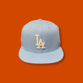Brand New LA Dodgers Closed Cap Powder-Blue (Size 6 7/8)