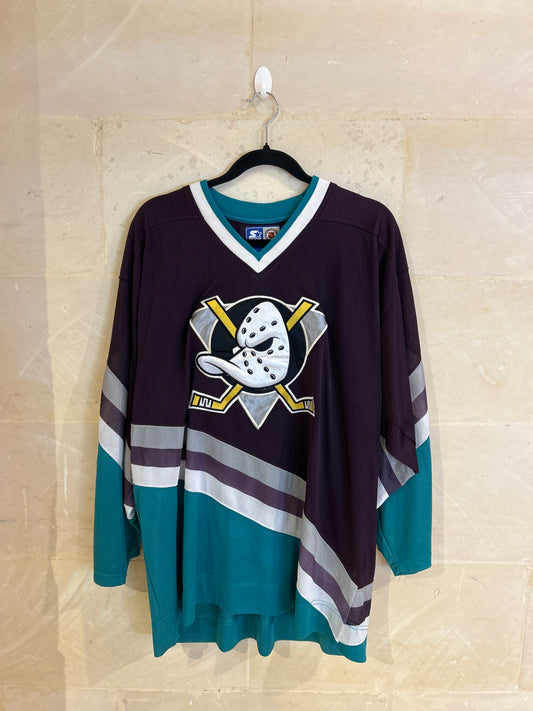 Vntg Mighty Ducks NHL Jersey (Large)