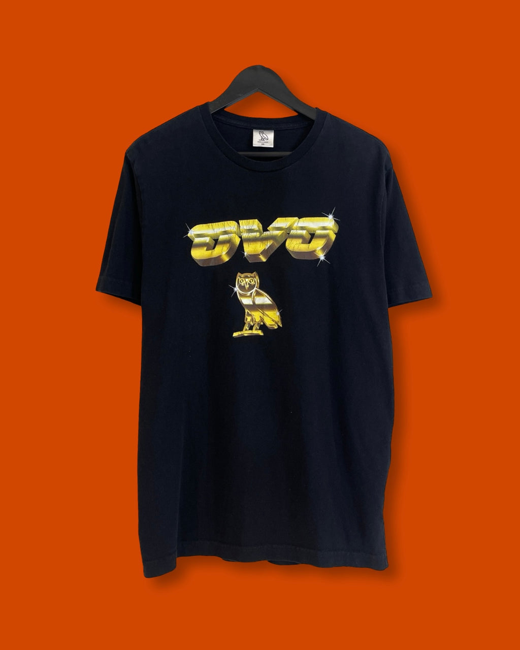 OVO Golden Owl Print Tee (fits Large)/SS