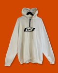 Vntg Nike Big Center Swoosh Qzip (XL)