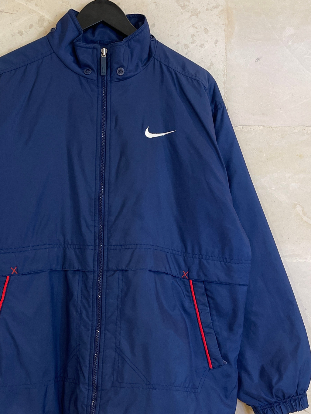 Vntg Nike Dark Navy Jacket (XL)