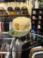 Brand New Seatle Mariners Closed Cap Cream-Green (size 7 3/4)