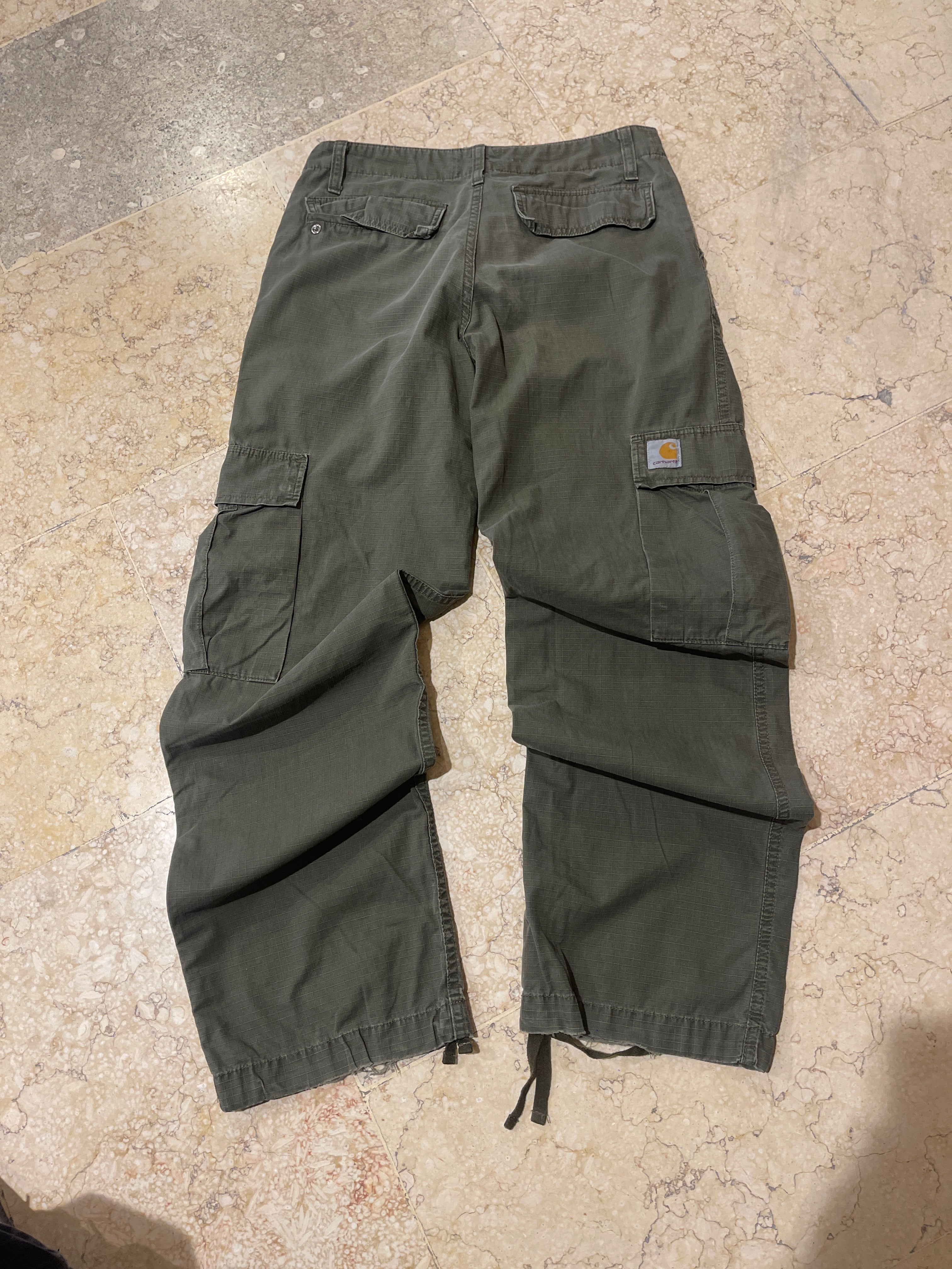 Carhartt Cargo Dark Green Pants (30W-42L)