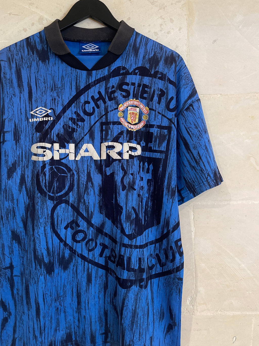 Vntg 1992-93 Manchester United Away Shirt (Large)