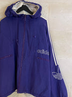 Vntg Adidas Zip Hoodie Jacket (Fits XL)