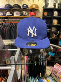 NY Blue Closed Cap (Size 7 3/8)