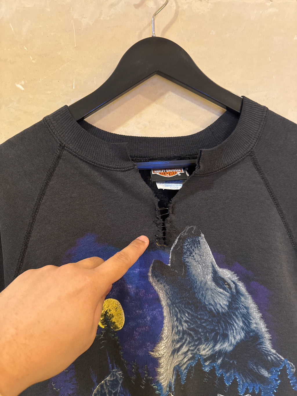 Vntg 1993 Harley Davidson Crewneck (Medium)