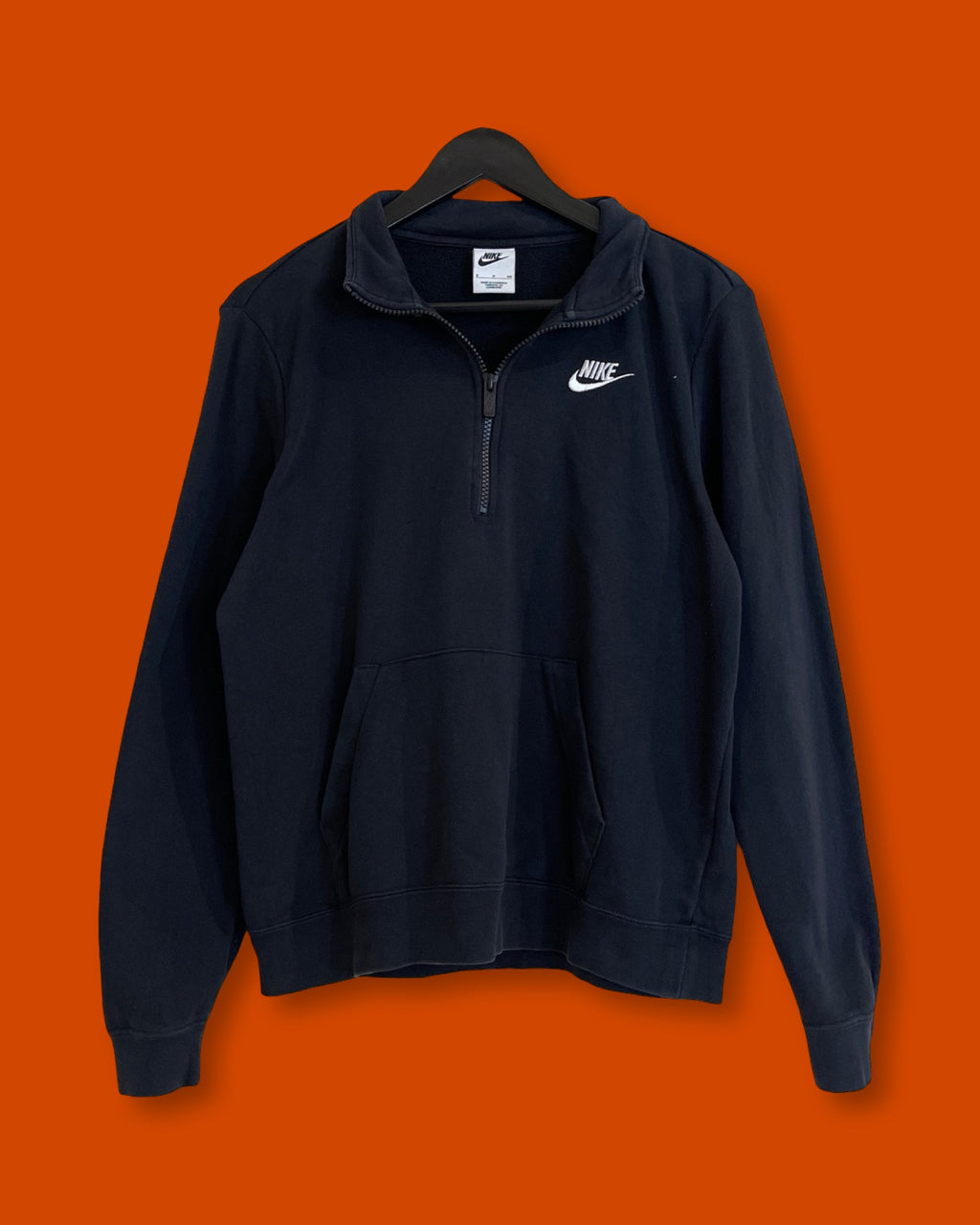 Nike Half Zip Black Sweatshirt (Small)*