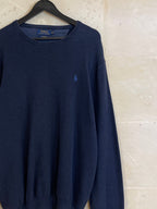 Ralph Lauren Navy Knitted LS (XL)*