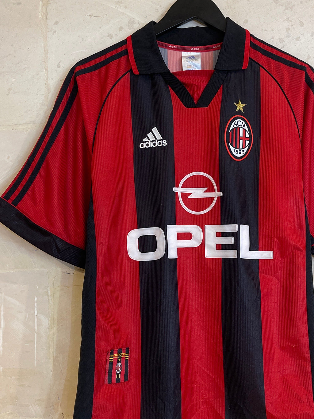 Vntg 1998-99 AC Milan Home Shirt (Medium)